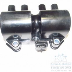 Катушка зажигания Chevrolet Lanos 1,5/Daewoo Nexia DOHC 4 конт. 96350585 (90234) Катушка зажигания Chevrolet Lanos 1,5/Daewoo Nexia DOHC 4 конт. 96350585 (90234)